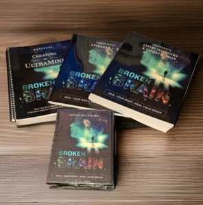 BROKEN BRAIN DR. MARY HYMAN HEAL YOUR BODY HEAL YOUR BRAIN ULTRAMIND DVDS BOOKS - Picture 1 of 5