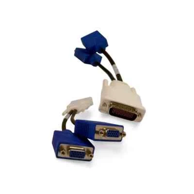 HP 338285-008 Splitter Cable DMS-59 to Dual VGA 15Pin Female - Image 1 of 2