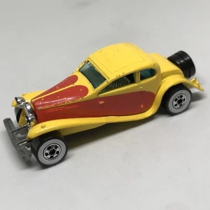 Hot Wheels ’37 Bugatti 1980/1986 Yellow/Red Whitewall - Made In Malaysia - Picture 1 of 10