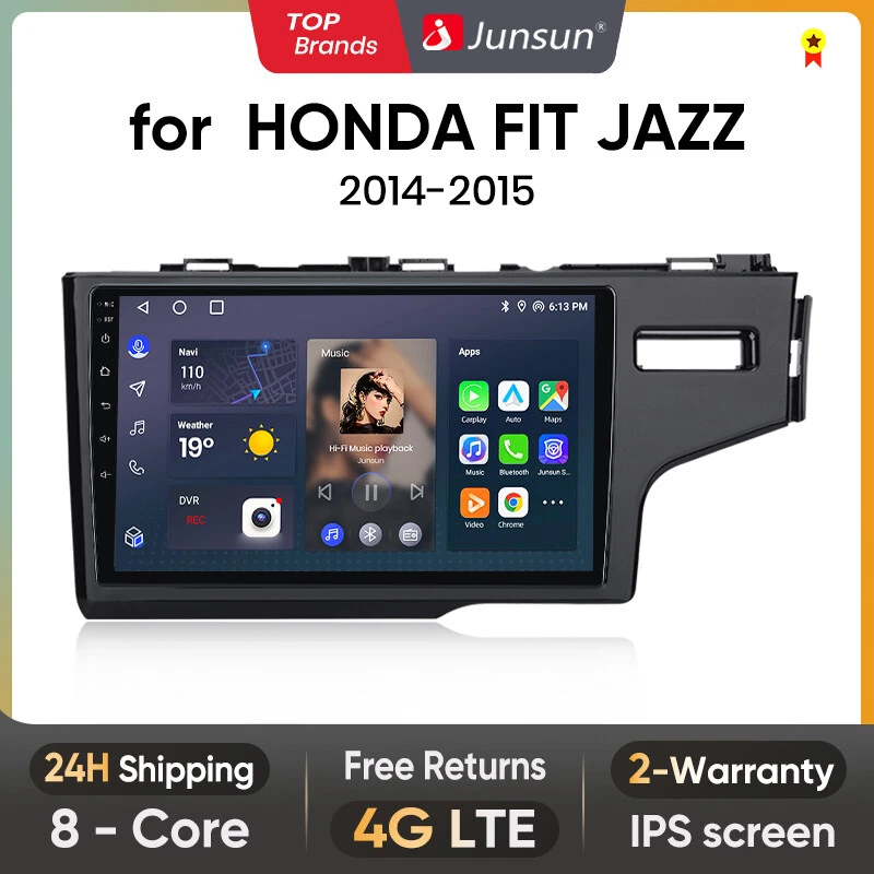 6+128GB For Honda FIT JAZZ 2014-2015 Android13 9" Car Stereo Radio GPS Navi WiFi - Image 1 of 4