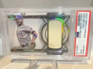 2021 Topps Triple Threads Single Jumbo Relics Emerald #/48 Kris Bryant #SJR-KBR - Picture 1 of 2