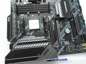 AMD MSI MAG B550 TOMOHAWK AM4 Motherboard Combo & RYZEN 5 4500 3.6-4.1 - Picture 1 of 15