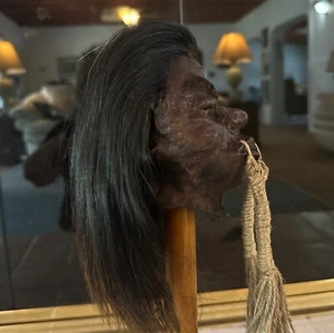 CABEZA ENCOGIDA ESTILO TRADICIONAL JÍVARO -TSANTSA - Imagen 1 de 4