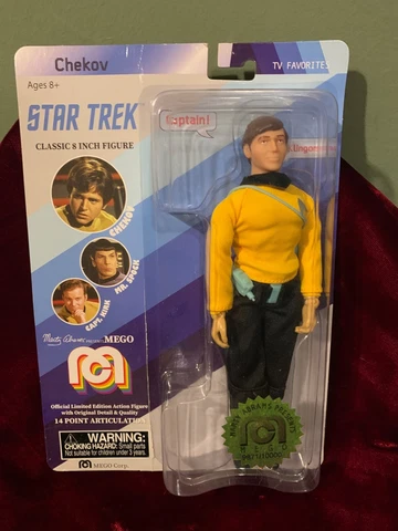 Star Trek TV Faves TOS 8" Lim. Ed. Pavel Chekov 2018 MEGO Topps NEW #62720 Cover