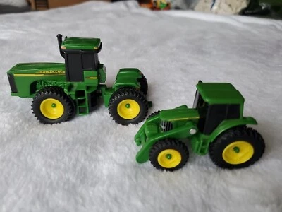Ertl John Deere Tractor Cargador Y Tractor Plástico Escala Modelo Lote de 2 Foto 1 de 4