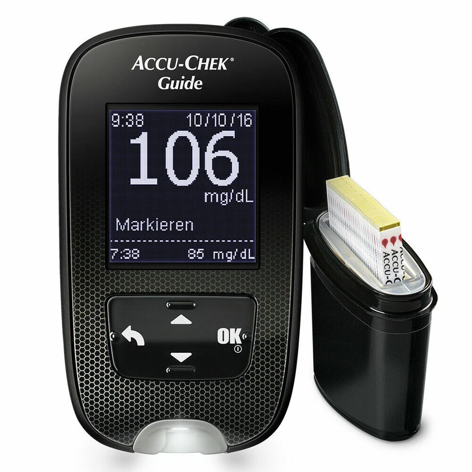 Accu-Chek GUIDE Messgerät mg/dl oder mmol/l +10 Tests - OVP v.med.Fachhändler