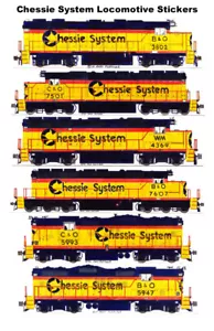 6 pegatinas individuales Andy Fletcher sistema Chessie - Imagen 1 de 1