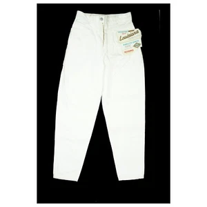 Edwin Luisiana Mujer Vaqueros Zanahoria 80er 90er Legendario XS W26 L28 Blanco - Imagen 1 de 5