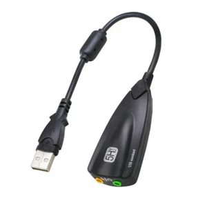 USB-Stereo-Adapter Audio-Adapter USB-Soundadapter Computeradapter Rechner - Bild 1 von 11