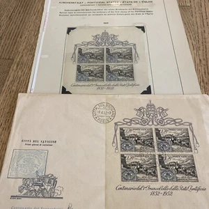 Vatican Venetia Fdc+ MNH Sheet Cv 900 Euro - Picture 1 of 2