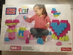 Mega Bloks First Builders Imagination Building - Rosa 100 piezas - Imagen 1 de 6