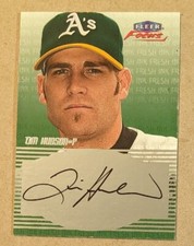 2000 FLEER FOCUS FRESH INK TIM HUDSON AUTO