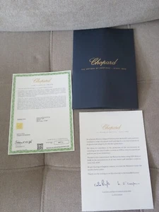 Chopard Ring Ice Cube Certificate of Origin and Warranty Certificate - Picture 1 of 5