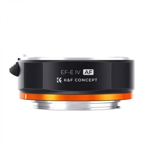 K&F Concept Auto Focus Lens Mount Adapter Canon EF/EF-S to EOS R Electronic Lens - Picture 1 of 17
