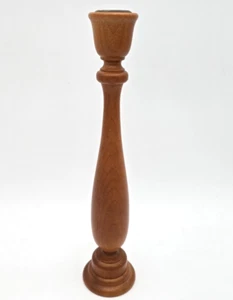 Candelabro de madera vintage 11,25" de alto mediados de siglo moderno MCM - Imagen 1 de 7