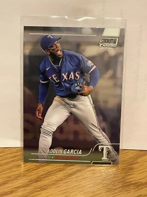 2022 Topps Stadium Club Chrome #42 Adolis Garcia  Texas Rangers Baseball  - Image 1 of 2