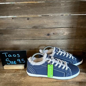 Nuevo Mujer Taos Starline Azul Parte Superior Baja Forrada Informal Zapatos Tenis Talla 9.5 M - Imagen 1 de 5