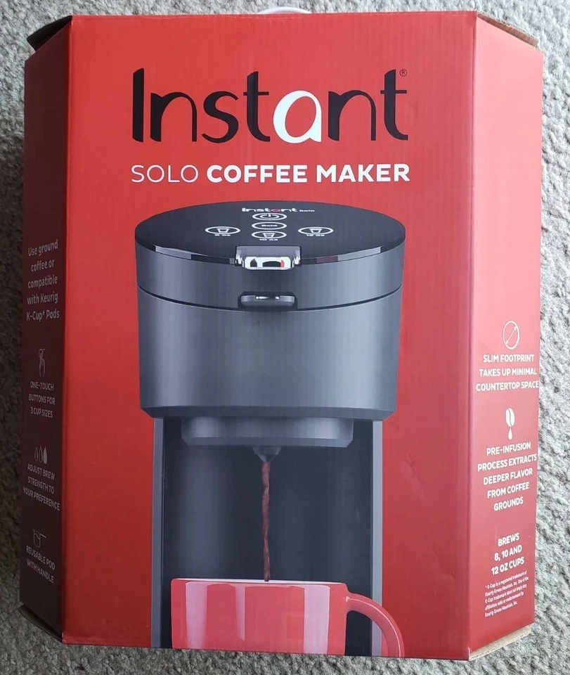 Cafetera individual INSTANT POT negra mate NUEVA  Foto 1 de 4