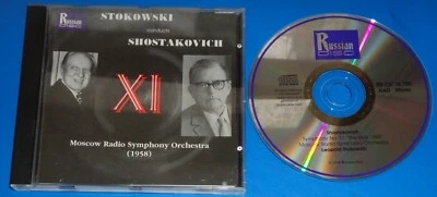 Stokowski SHOSTAKOVICH Symphony No.11 - Russian Disc CD - Imagem 1 de 2