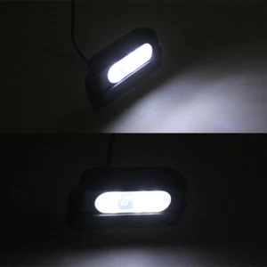 12V Universal LED Motorcycle Tail Brake Rear License Plate Light With Emark AT - Picture 1 of 8