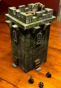 Big Dungeon Castle Tower pezzo terreno 28 mm Dungeons & Dragons Pathfinder d&d - Foto 1 di 7