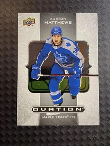 Auston Matthews #O-2 2020-21 Upper Deck Ovation Toronto Maple Leafs - Picture 1 of 2