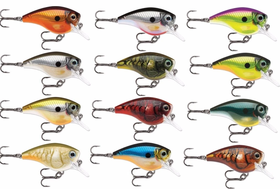 Señuelo de pesca de lubina Rapala BXB06 BX Brat 2 pulgadas Balsa Square Bill Crankbait Foto 1 de 1