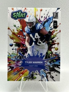 2025 Wild Card Splat Tyler Warren RC Rookie 1/1 Colts - Picture 1 of 2
