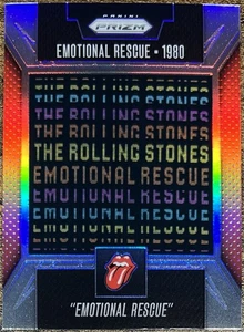 2025 Panini Prizm The Rolling Stones Singles Artwork Emotional Resuce Silver #24 - Picture 1 of 2