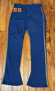 Ryan Pressly 2022 Houston Astros Game Used Worn Space City Pants MLB Auth #55 - Picture 1 of 7