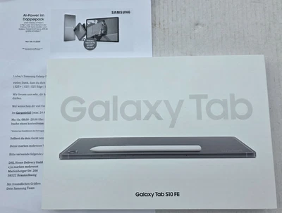 Samsung Galaxy Tab S10 FE (Wi-Fi) SM-X520 128GB 8GB WLAN Wi-Fi Gray NEU + OVP - Bild 1 von 3