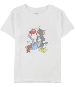 Reebok Tom And Jerry Happy Birthday T-Shirt White S (8) - Picture 1 of 1