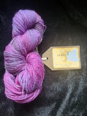 Araucania Purple Ombre Yarn Lightweight 70% Super Wash Wool 100g New Unused  - Image 1 of 4