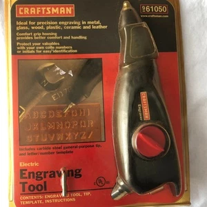 Vintage Craftsman elektrisches Gravurwerkzeug neu im Blister 961050 - Bild 1 von 2