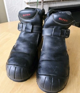 Elten CARL S3 HI Safety Boots Black Size UK 8 - Picture 1 of 6