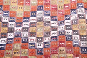 Authentic Turkish Cicim Kilim-Flatweave Rug in Organic Wool,Multi Color Kilim - Picture 1 of 13