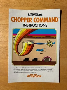 Atari 2600 Manual Chopper Command - Picture 1 of 1