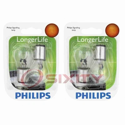 2 pc Philips Tail Light Bulbs for Buick Century Electra Estate Wagon Invicta ds - Image 1 of 4