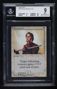 Righteousness Magic: Limited Edition Beta BGS 9 MINT 1993 0i5y - Picture 1 of 3