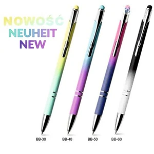 10 x Metallkugelschreiber Bello Beauty Touch Pen Neue Farben Gravur Werbung - Bild 1 von 14