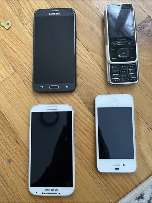 Lote De 4 Celulares Android Samsung Galaxy Xpress Nokia Iphone 5 Teléfono Amazon Foto 1 de 4