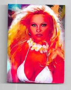 Tarjeta impresa giclee firmada por artista Pamela Anderson #80 45/50 2022 VIP - Imagen 1 de 2