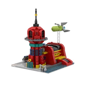 Custom MOC: MOC-29365 Micro Planet Express with Ship and a Slurm Truck Model - Picture 1 of 4