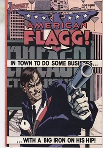 FIRST COMICS AMERICAN FLAGG #9 JUNE 1984 FAST P&P SAME DAY DISPATCH - Picture 1 of 1