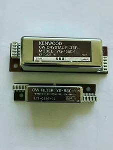 Kenwood CW Crystal Filter YG-455C1 and YK-88C-1 Set For TS-870/TS-950SDX/TS-940 - Picture 1 of 2