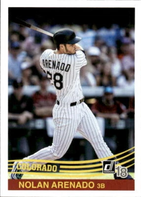 Nolan Arenado 2018 Donruss #236   Colorado Rockies - Image 1 of 2