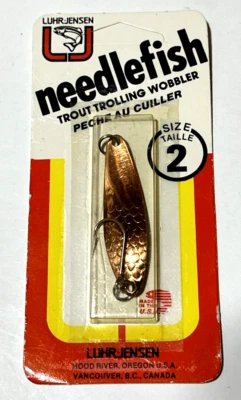 Vintage       LUHR JENSEN        NEEDLEFISH    2           Copper - Image 1 of 3