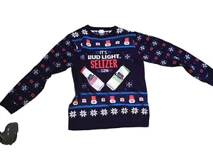 Maglione Bud Light Seltzer Ugly taglia XL unisex - Foto 1 di 1