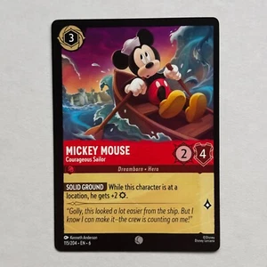Mickey Mouse 115/204 Disney Lorcana Azurite Sea Regular Common Card NM - Picture 1 of 2