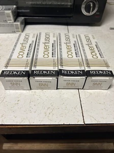 Lot of Four: Redken Cover Fusion Color Fusion 2.1 oz 5NN, 6NN, 8NN,9NN - Picture 1 of 2